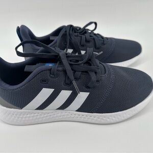 Adidas Blue and White Athletic Sneakers